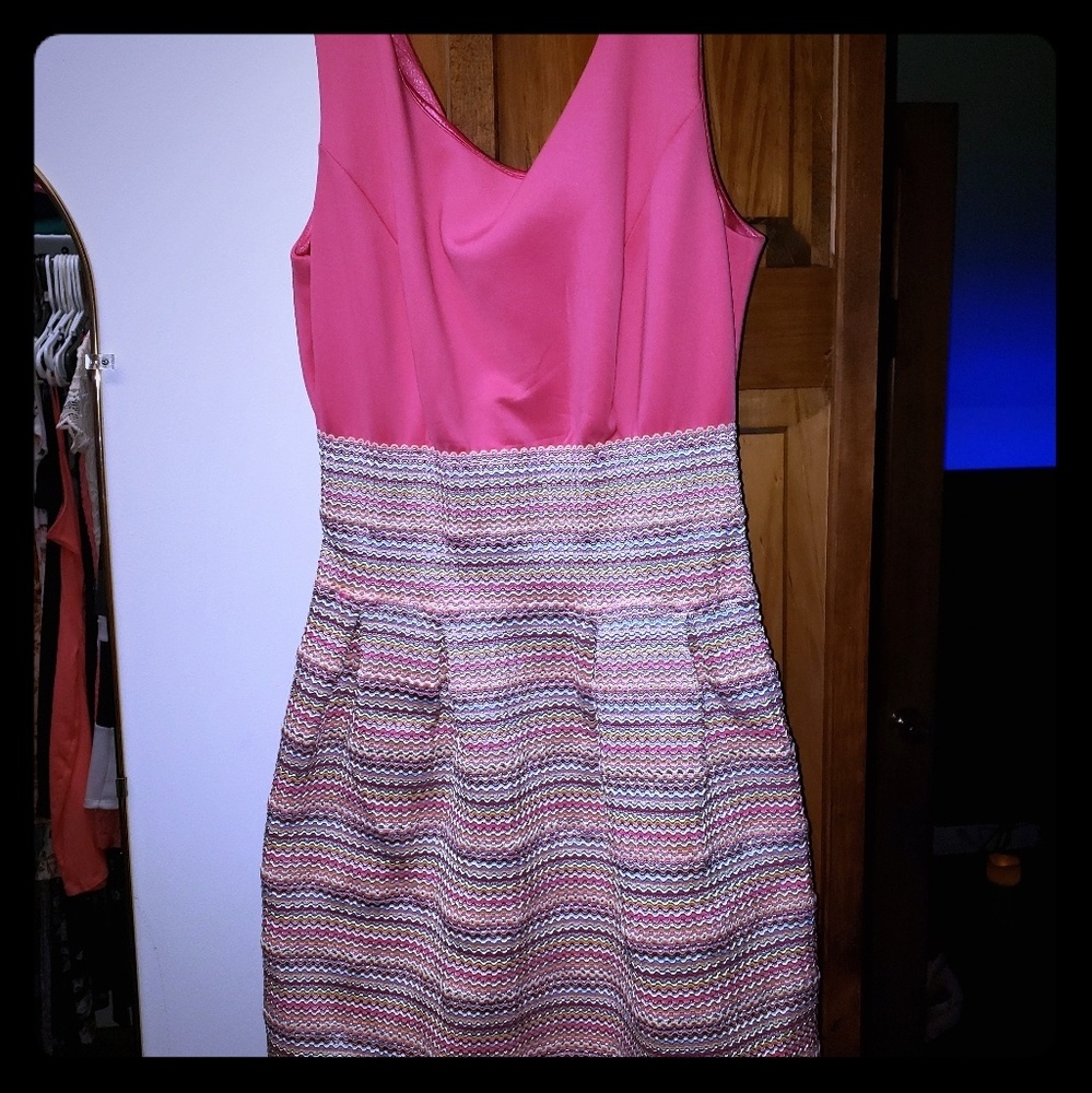 New York and company quilted pattern dress